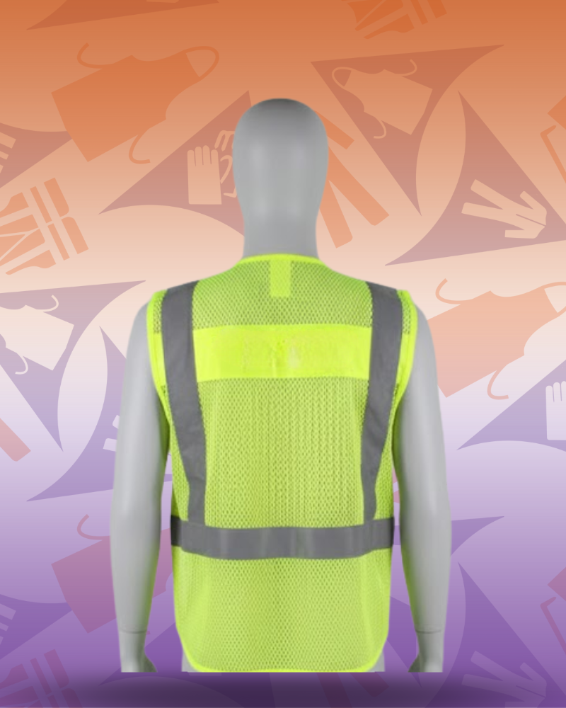 Chaleco de Seguridad de Alta Visibilidad Tipo Malla - Image 2