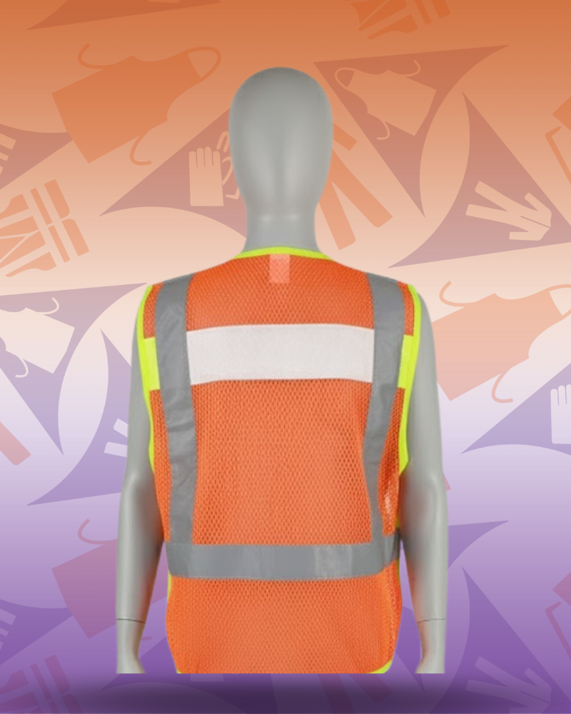 Chaleco de seguridad tipo malla de alta visibilidad - Image 2